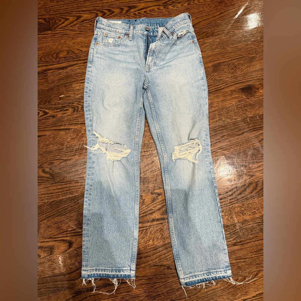 GAP Light Blue Straight Leg Jeans